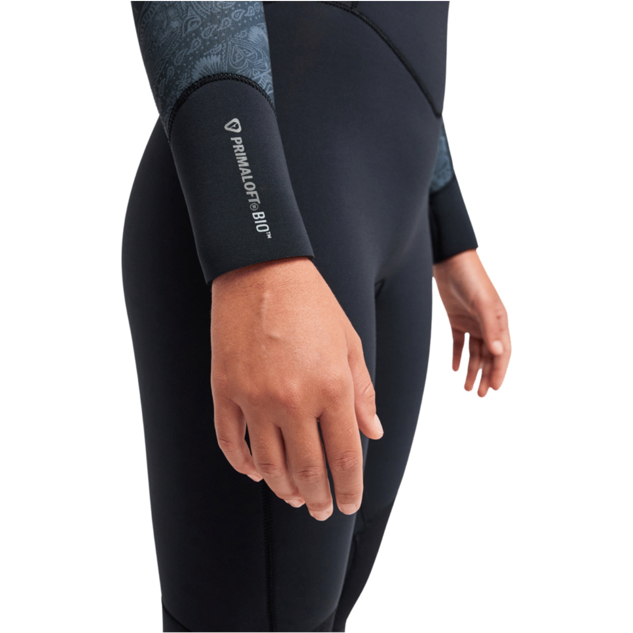 2026 Roxy Womens Swell Natural 5/4mm Chest Zip Hooded Wetsuit 26BW203503 - Bandana